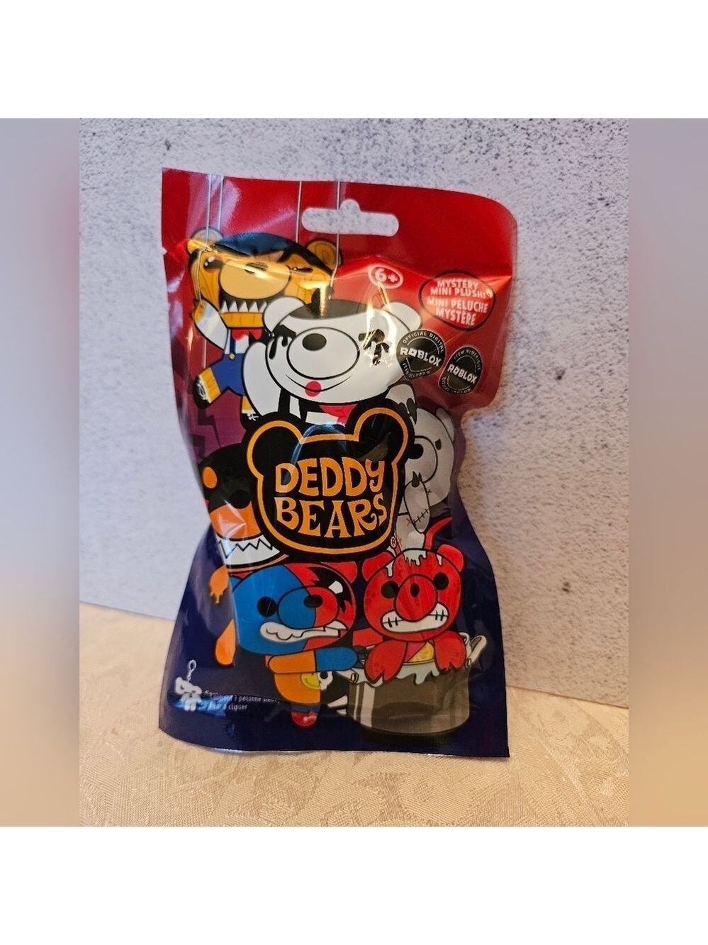 Deddy Bears Series 4 Surprise Mini Plush ClipOn Blind Bags, Sealed Roblox Collab